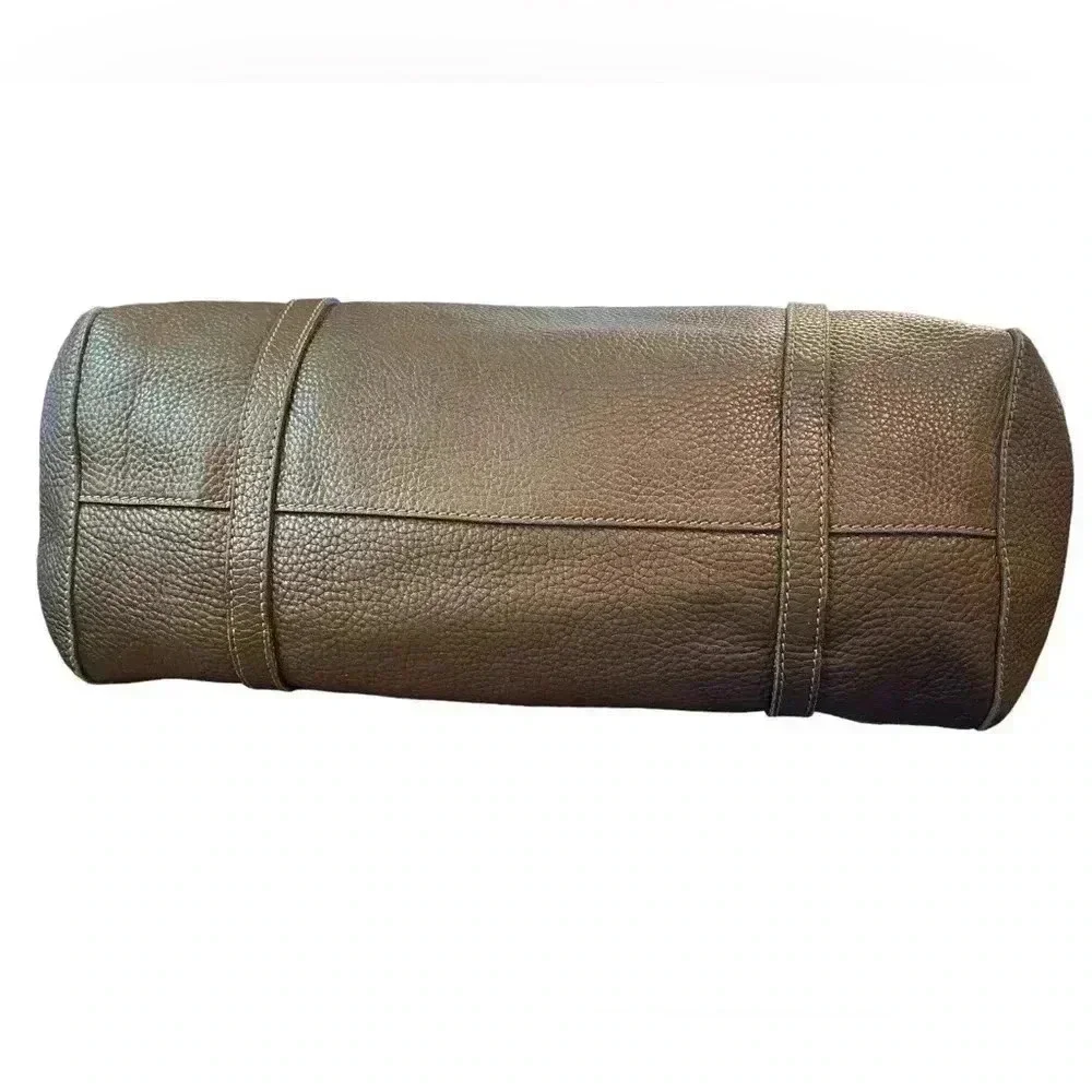 Hogan Bronze Pebbled Leather Tote
